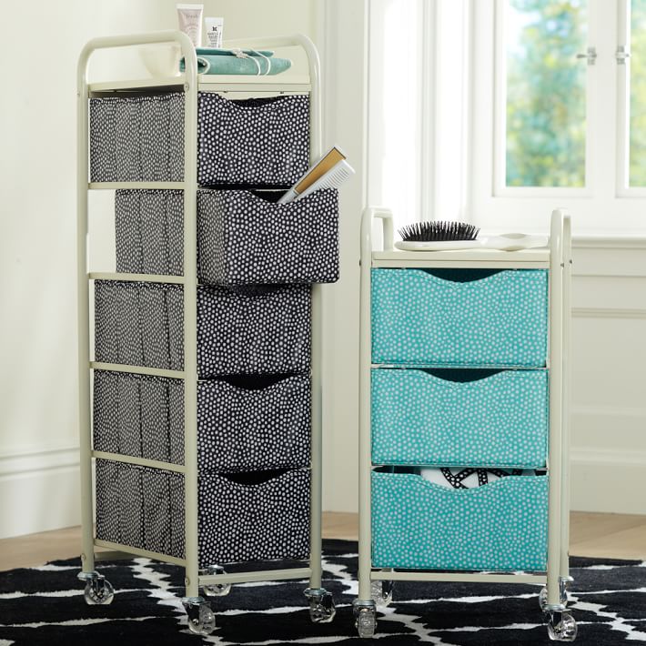 Ready To Roll Storage Cart Mini Dot Pb