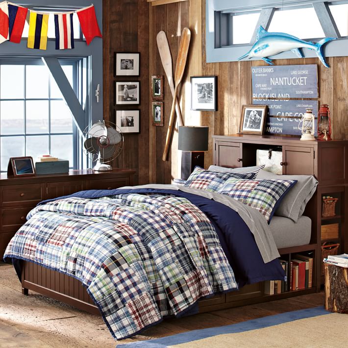 Mariner Madras Quilt Sham Pbteen