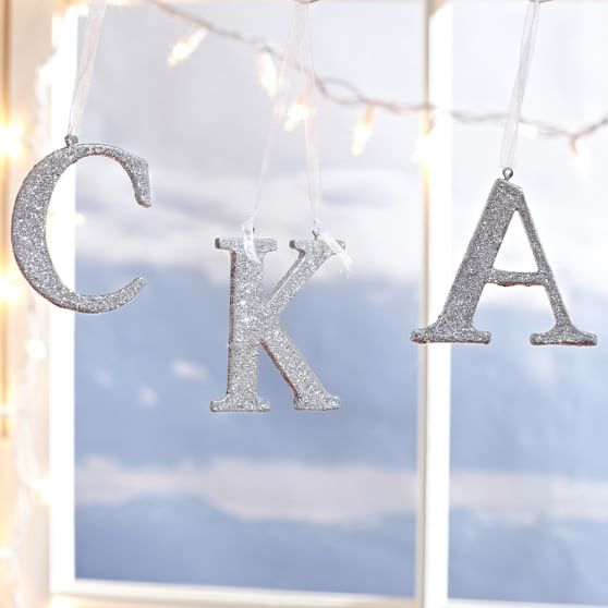 Sparkle Letter Ornaments PBteen