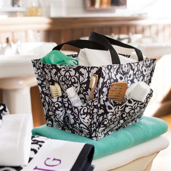 Damask Bath Beauty Bin PBteen