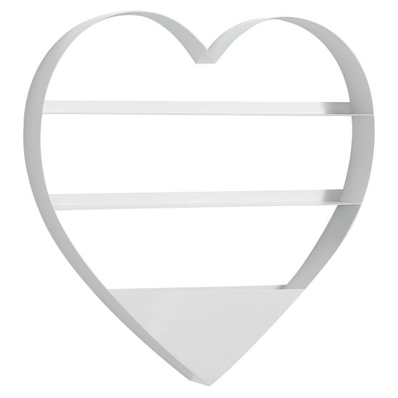 Metal Heart Shelf PBteen
