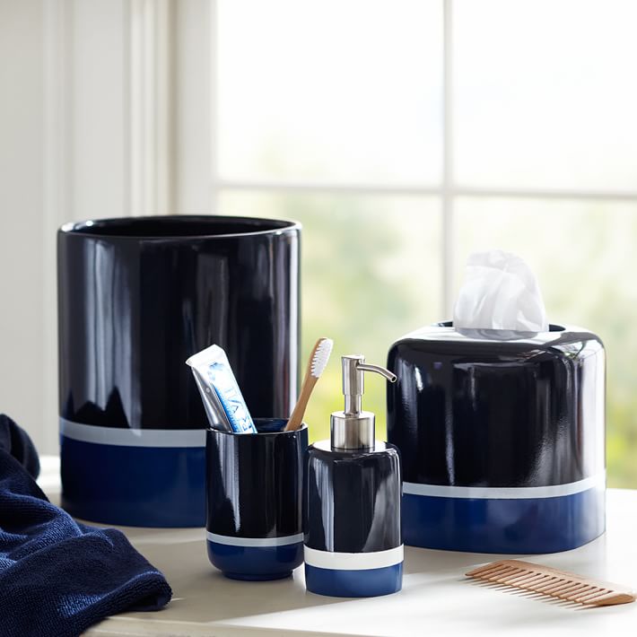 Color Block Bath Accessories Pb