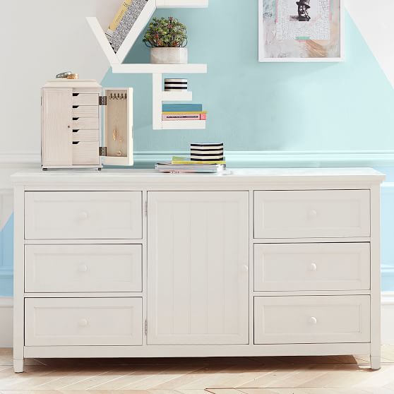 Beadboard Wide Dresser Pbteen Null