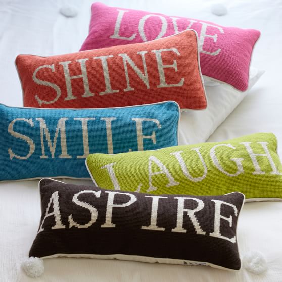 Word Pillow Collection | PBteen