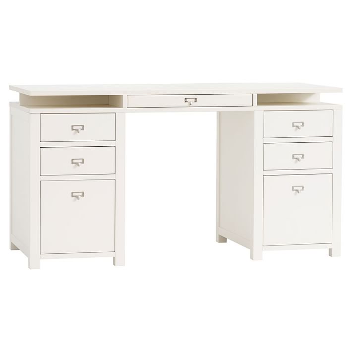 Customize It Super Storage Pedestal Desk Pbteen