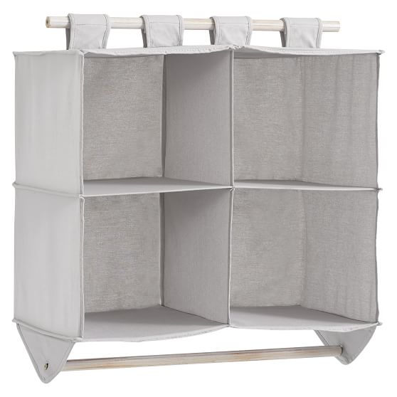 Hanging Closet Double Bar Organizer PBteen