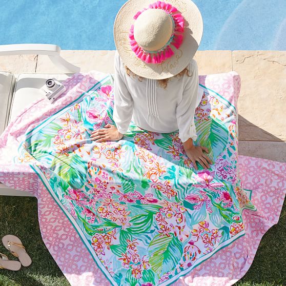 Lilly Pulitzer Via Flora for Two Beach Towel PBteen