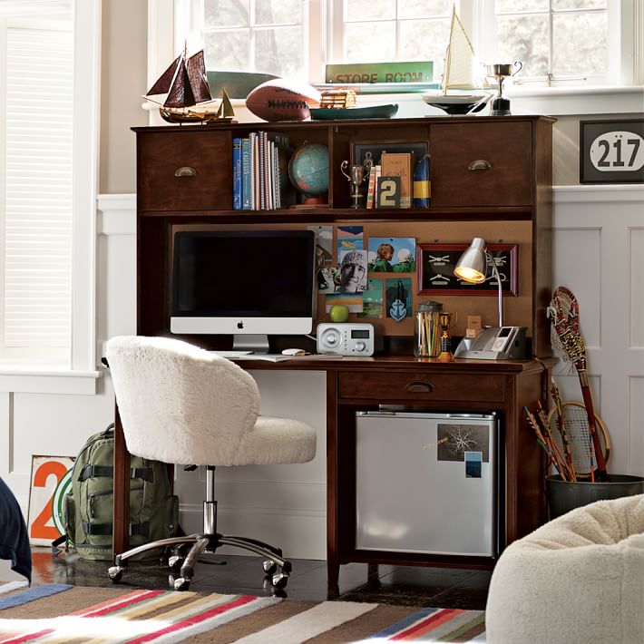 Ham Large Snack Study Desk Hutch Pbteen