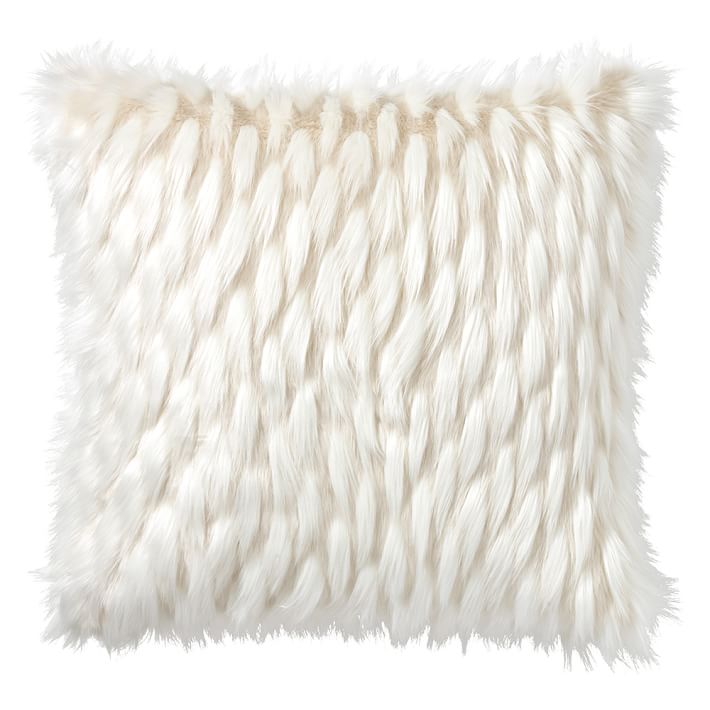 FauxFur Pillow Cover Winter Fox PBteen Simple Grey Faux Fur Pillow Covers FauxFur Pillow Cover Winter Fox PBteen Simple Grey Faux Fur Pillow Covers