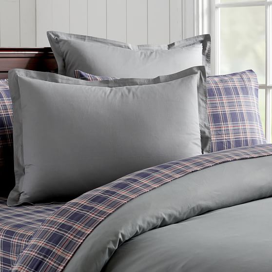 Solid Twill Duvet Cover Sham Pbteen Solid Twill Duvet Cover Sham