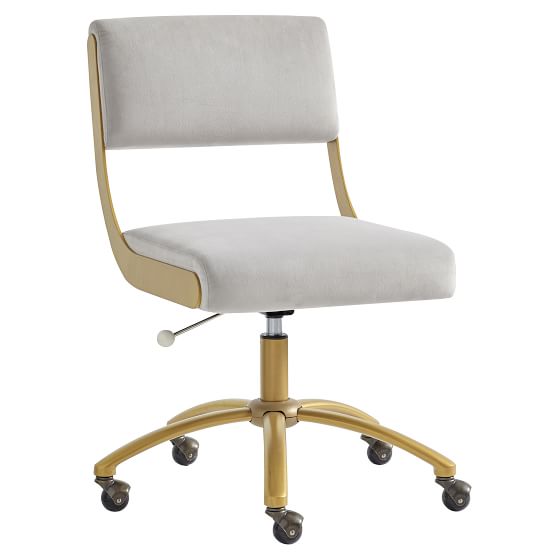 Velvet Gray Boomerang Desk Chair Pbteen Velvet Gray Boomerang Desk Chair Saved View Larger Roll Over Image To Zoom