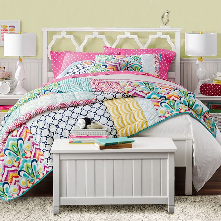 palm springs patchwork quilt sham pbteen