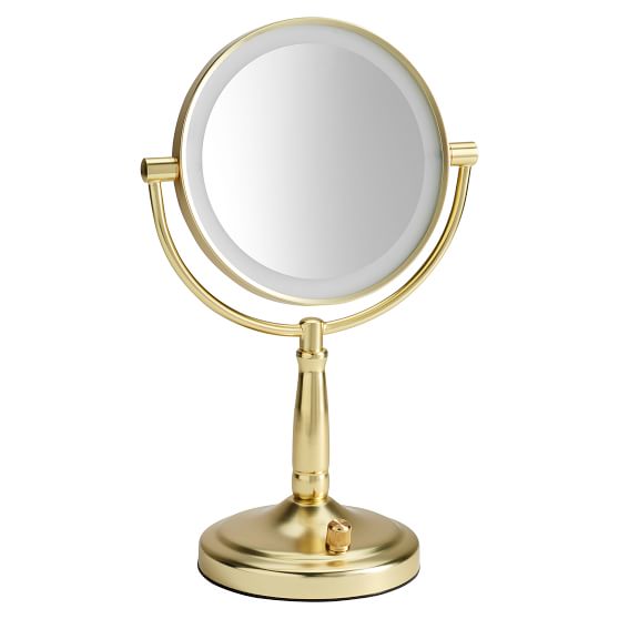 Gold Light Up Vanity Mirror PBteen