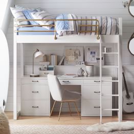 Bedroom Furniture Pb Upholstered Beds Loft Bunk