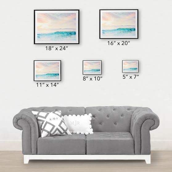 Surf In Black And White Framed Art by Minted® PBteen