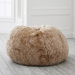 Bean Bags Pb Baby Leopard Faux Fur Beanbag