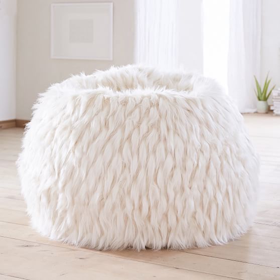 Winter Fox Faux Fur Beanbag Pb Scroll To Next Item