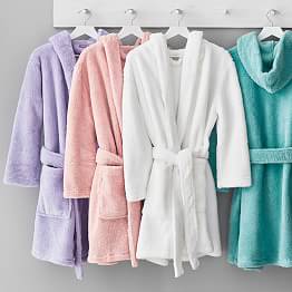 robe robes pbteen pajamas classic short teen bath hood quicklook pjs sleepwear