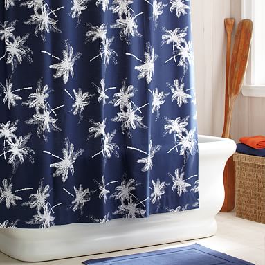 curtain palm organic shower pbteen