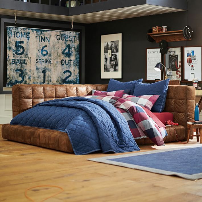 boy bed furniture single baldwin lounge bed pbteen boy bed furniture single baldwin lounge bed pbteen