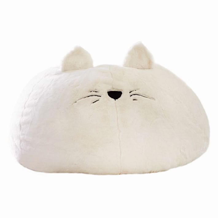 Cat Faux Fur Beanbag Pb