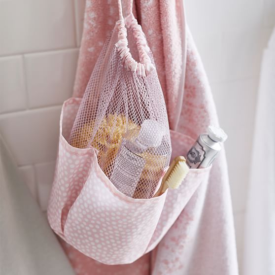 Drawstring Hanging Shower Caddy PBteen