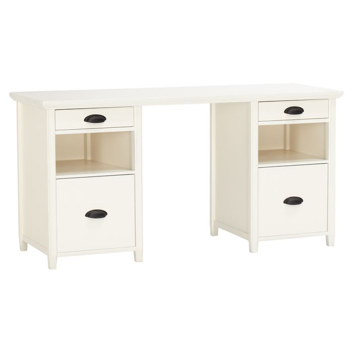 Chatham Large Storage Desk + Hutch PBteen - Chatham Large Storage Desk + Hutch PBteen