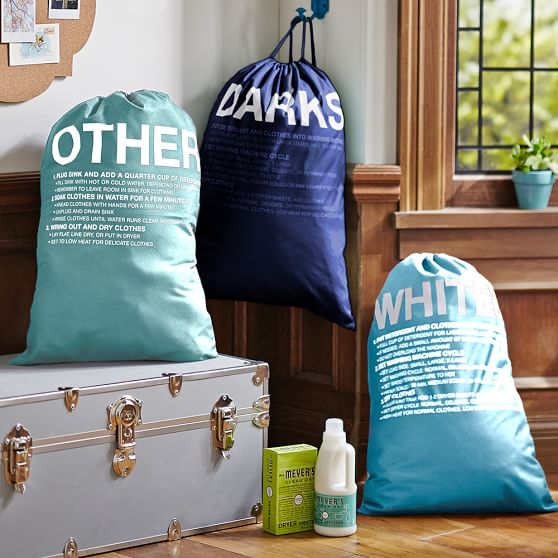 Easy Sort Laundry Bags Set Of 3 Cool Pb Easy Sort Laundry Bags Set Of 3 Cool
