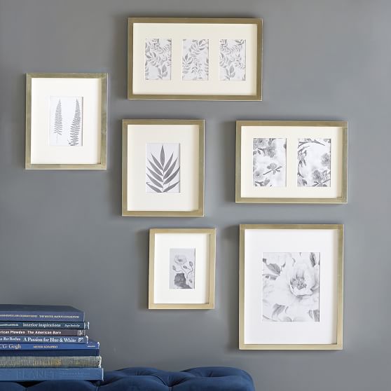 Gallery Frames In A Box Set Of 6 Champagne Pb Gallery Frames In A Box Set Of 6 Champagne