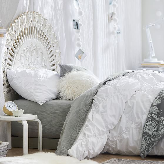 Mandala Carved Faux Headboard Pbteen Roll Over Image To Zoom