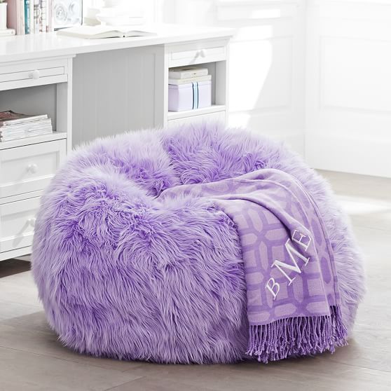 Lilac Fur Rific Beanbag Pb Lilac Fur Rific Beanbag