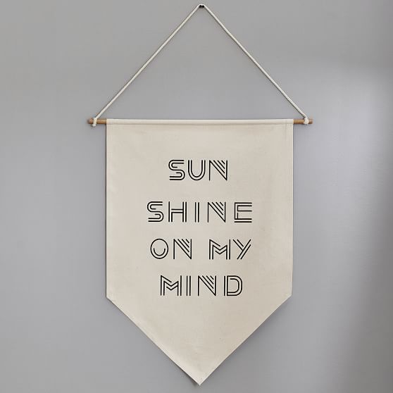 Sunshine Canvas Banner Pbteen