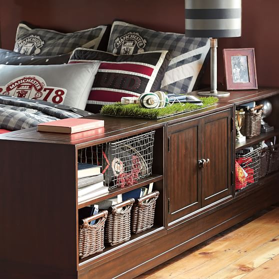 Ultimate Bookcase Storage Bed Set PBteen