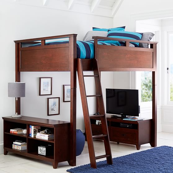 Hampton Convertible Loft Bed Pbteen Null