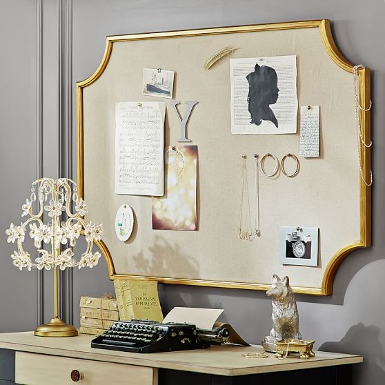 The Emily Meritt Gold Scallop Statement Pinboard Pb Scroll To Previous Item