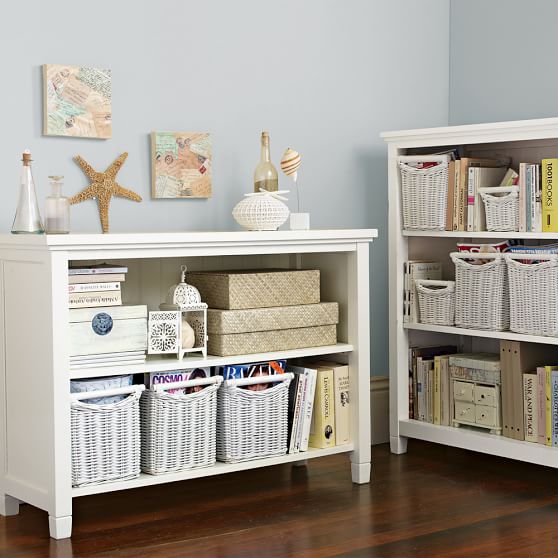 Beadboard 3 Shelf Bookcase Pbteen Alternate Finish White