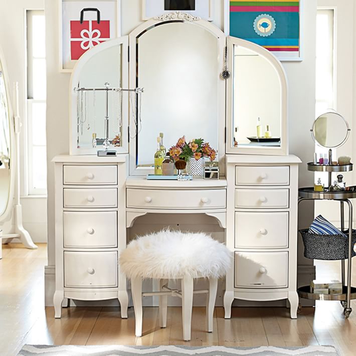 Pottery Barn Makeup Vanity Table Saubhaya Makeup