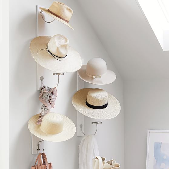 hat display wall hooks