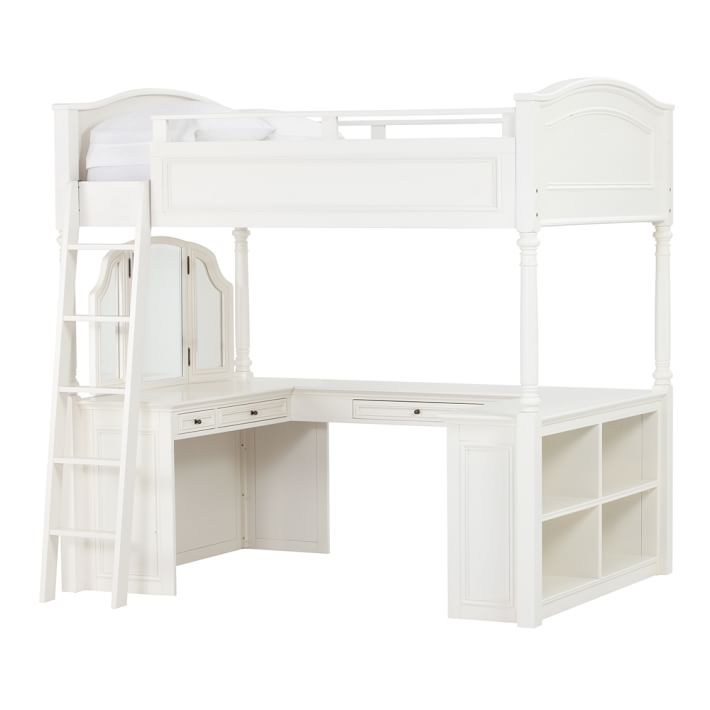 Chelsea Vanity Loft Bed Pbteen