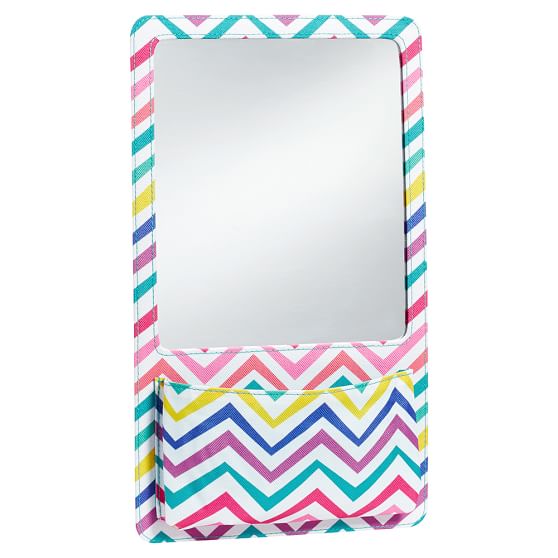 GearUp Multi Chevron Locker Mirror Pocket PBteen