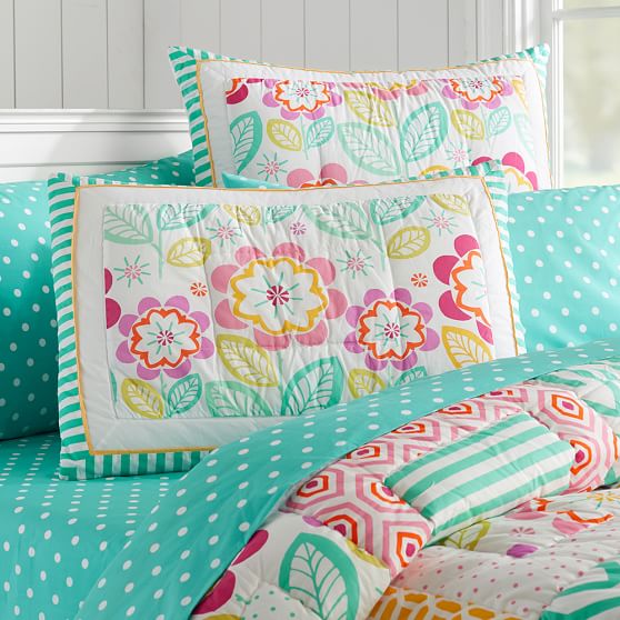 Gumdrop Pop Patchwork Quilt Sham Pbteen Gumdrop Pop Patchwork Quilt Sham