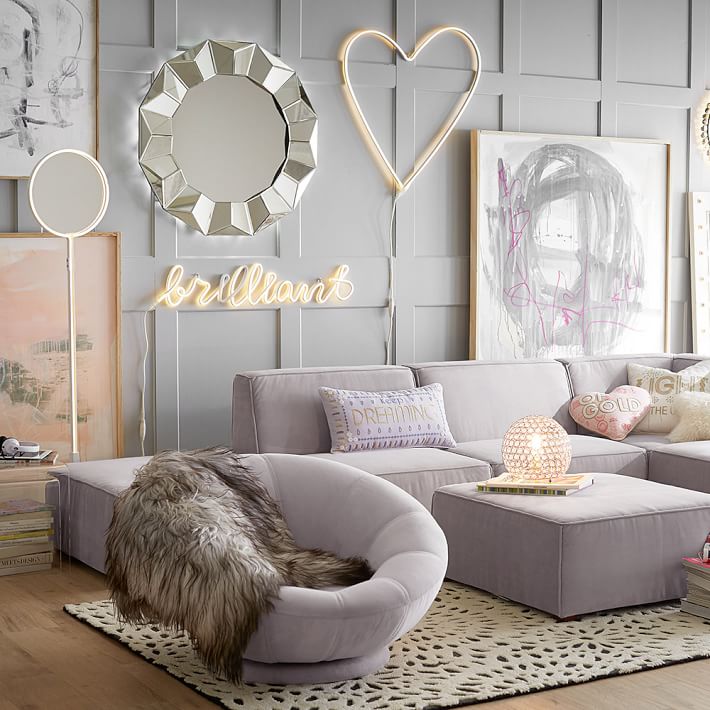Light Up Floor Mirror Pb