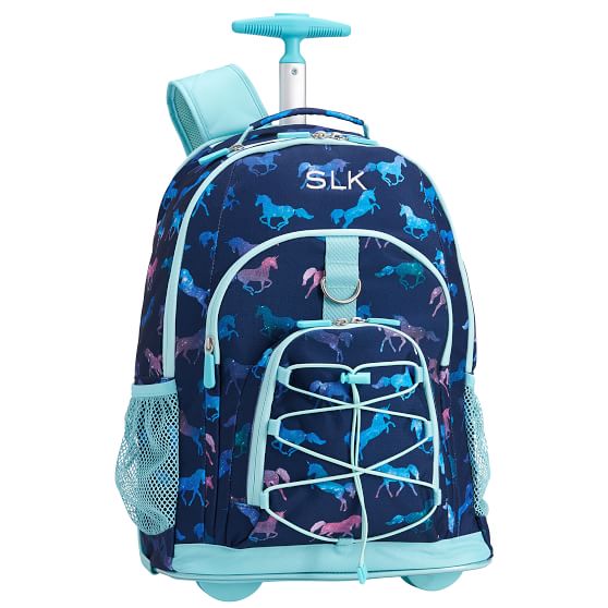 GearUp Celestial Unicorn Rolling Backpack PBteen