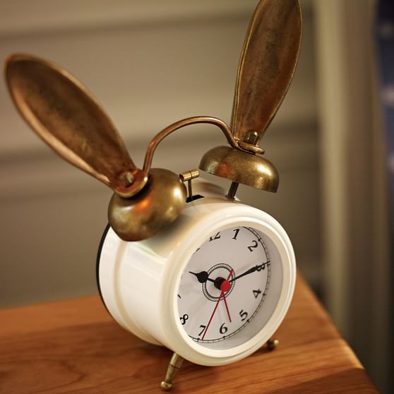 The Emily & Meritt Bunny Alarm Clocks PBteen