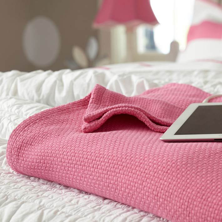 Pbteen Classic Organic Cotton Bed Blanket