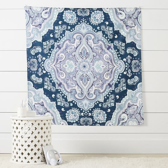 Paisley Tapestry, Navy/Teal PBteen