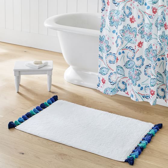 Tel Border Bath Mat Pb
