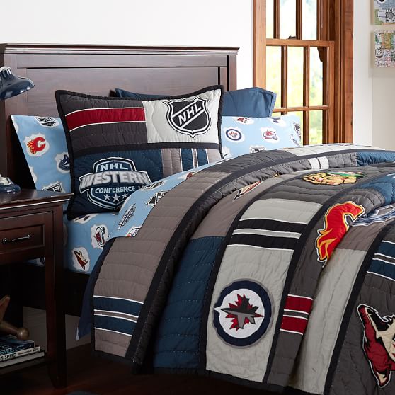 Nhl Patchwork Quilt Sham Pbteen