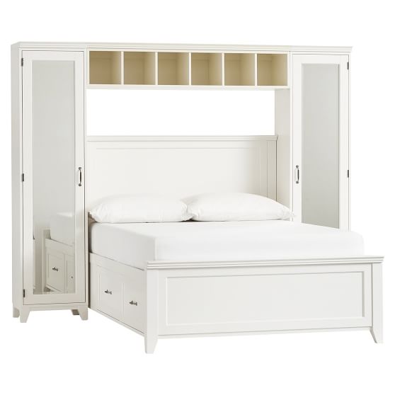 Hampton Storage Bed Vanity Tower Set Pbteen