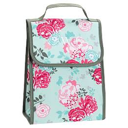S Lunch Bo School Cute Pb Gear Up Pool Garden Party Fl Carryall Lunch Bag